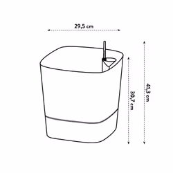 elho 8711904497422 jardinière Gris Plastique - Vue supplémentaire 15