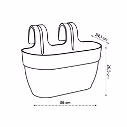 elho 8711904497958 pot à fleurs Extérieure Plastique Jaune - Vue supplémentaire 10