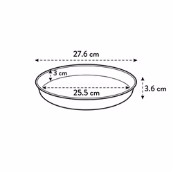 elho 8711904500924 accessoire de plantation Soucoupe