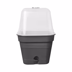 elho 8711904515317 pot à fleurs Plastique Noir