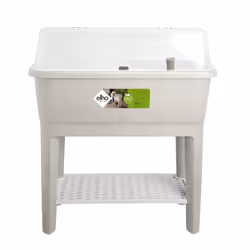 elho 8711904517977 pot à fleurs Plastique Gris