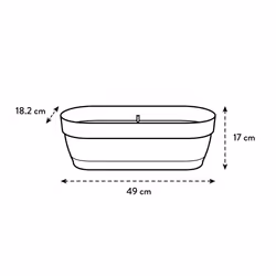 elho 8711904521837 pot à fleurs Plastique Jaune - Vue supplémentaire 6