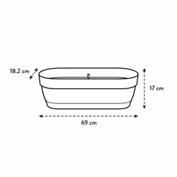 elho 8711904522025 pot à fleurs Plastique Vert - Vue supplémentaire 11