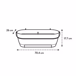 elho 8711904522537 pot à fleurs Plastique Vert - Vue supplémentaire 11