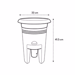 elho 8711904527792 jardinière Noir Plastique - Vue supplémentaire 10