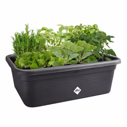 elho 8711904529581 pot à fleurs Extérieure Plastique Noir