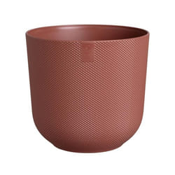 ELHO Pot de fleur Jazz Rond - Rouge - Ø 29.5 x H 27 cm - Intérieur - 100% recyclé