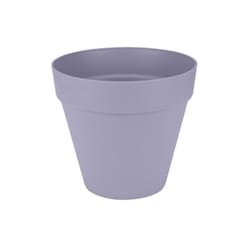 Pot de fleur Elho Loft Urban Rond - Roues 40 - Violet - l 39 x b 38.5 x h 35 cm - Extérieur - 100% recyclé