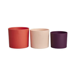 Pot de fleur - Elho - Lex Pott - Set 14 - Rouge Rose Violet - L 14 x B 13.8 x H 12 cm - Intérieur - 100% recyclé