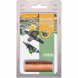 Velda Anode pour IT-15 et T-Flow 15 Product description Le cur du Velda I-Tronic / T-Flow Tronic est composé d'une diode en a ...