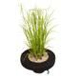 Île flottante pour plantes détang - VELDA - 35x7 cm - Noir - Paniers de plantation flottants et reliables