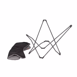 Bo-Camp 1200363 chaise de camping 4 pieds Anthracite - Vue supplémentaire 5