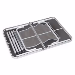 Bo-Camp 1404393 table de camping Aluminium, Gris