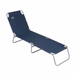 Bo-Camp 1304450, Lit individuel, 100 kg, 5,4 kg, Polyester, Bleu