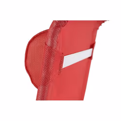 Bo-Camp 1204793 chaise de plage Rouge Textile Couché(e)/assis(e) - Vue supplémentaire 4