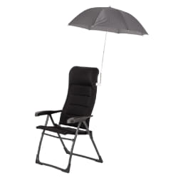 Bo-Camp Parasol de chaise 106 cm - Gris