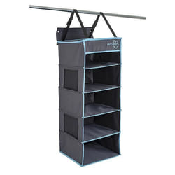 Bo-Camp 1709370 placard de camping Anthracite 5 étagères Pliable
