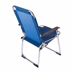 Bo-Camp Copa Rio Chaise de camping 2 pieds Bleu