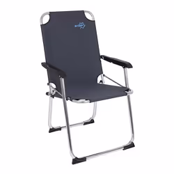 Bo-Camp 1211937 chaise de camping 2 pieds Graphite
