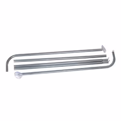 Bo-Camp 4117730 store Polyester Gris Fixé Auvent de façade