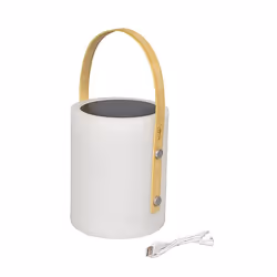 Bo-Camp Longford, Lanterne de camping à piles, Blanc, Plastique, Crochet, 150 lm, LED