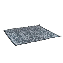 Bo-Leisure 4271034 tapis de sol Extérieure Rectangle Coton Champagne, Gris