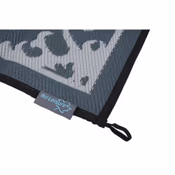 Bo-Leisure 4271034 tapis de sol Extérieure Rectangle Coton Champagne, Gris