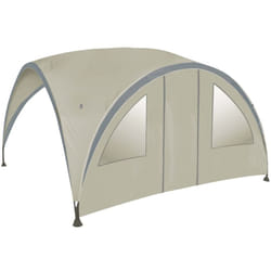 Paroi latérale pour abri de réception porte et fenêtre m beige Bo-camp n/a