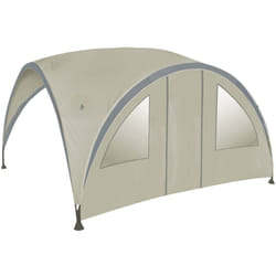 Paroi latérale pour abri de réception porte et fenêtre s beige Bo-camp n/a