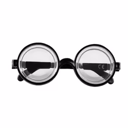 Boland Nerd, Lunettes de déguisement, Adulte, Mâle, 3 an(s), Plastique, Noir, Transparent
