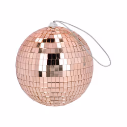 PETITE Boule à facettes 15cm à suspendre Rose Gold