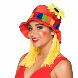 Boland 8712026012135, Chapeau de déguisement, Adulte, Femelle, Polyester, Multicolore, 260 mm