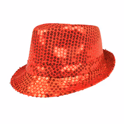 Boland 8712026012777, Chapeau de déguisement, Adulte, unisexe, Polyester, Polyéthylène téréphthalate (PET), Rouge, 220 mm