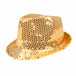 Boland 8712026012913, Chapeau de déguisement, Adulte, unisexe, Polyéthylène téréphthalate (PET), Polyester, Or, 220 mm