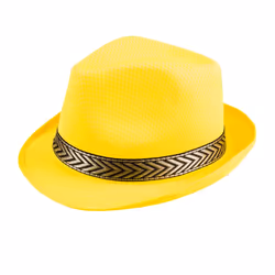 Boland 8712026013965, Chapeau de déguisement, Adulte, unisexe, Polyester, Jaune, 240 mm