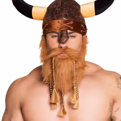 Boland 01847, Barbe pour déguisement, Adulte, Mâle, Polyester, Marron, 90 g