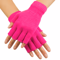 Boland 01906, Gants de déguisement, Adulte, Unisexe, Polyester, Rose, 30 g