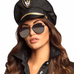 Boland 02531, Lunettes de déguisement, Adulte, unisexe, Acrylique, Fer, Polycarbonate (PC), Noir, 100 g