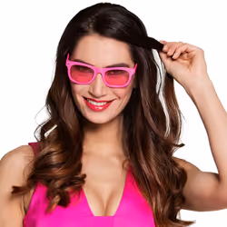 Boland 02609, Lunettes de déguisement, Adulte, unisexe, Acrylique, Polystyrène, Rose, 40 g
