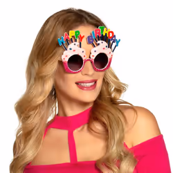 Boland 02612, Lunettes de déguisement, Adulte, unisexe, Polycarbonate (PC), Multicolore, 87 g