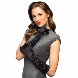 Boland 03140, Gants de déguisement, Adulte, Femelle, Polyester, Noir, 91 g