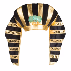 Boland 8712026042729, Chapeau de déguisement, Adulte, Mâle, Acrylique, Polyester, Noir, Or, 280 mm