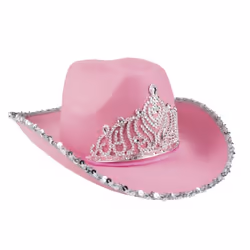 Boland 04392, Chapeau de déguisement, Femelle, Cowboy, Rose, 280 mm, 440 mm