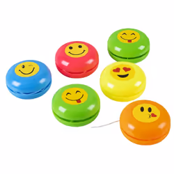 Lot de 6 yoyos en plastique Boland - Diamètre 35cm - Multicolore