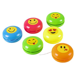 Lot de 6 yoyos en plastique Boland - Diamètre 35cm - Multicolore