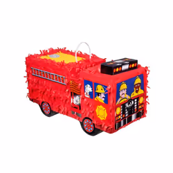 Piñata camion de pompier 43 x 24 cm - Rouge