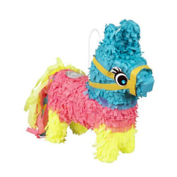 Mini piñata âne multicolore 20 x 18 cm - Multicolore