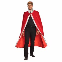 Boland 36100, Cape pour robes fantaisies, Adulte, Mâle, Polyester, Rouge, 510 g