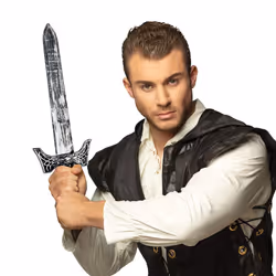Boland 44037, Armes et armures de déguisement, Adulte, Mâle, Polyéthylène, Noir, Gris, CE