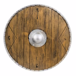 Boland 8712026440440, Bouclier de déguisement, Adulte, unisexe, Polypropylène (PP), Marron, 400 mm